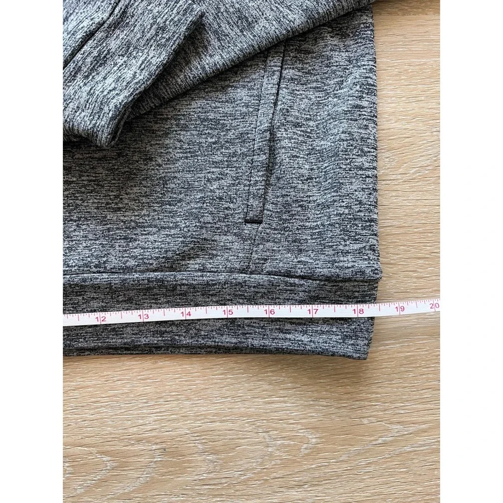 Nike Therma-Fit Hoodie Boys XL Heathered Gray Fleece Lined Swoosh Logo Pullover